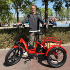 Hoverfly® ET1 Folding Electric Trike 15.5mph | 61 Miles Max Range ((👻Halloween Sale))