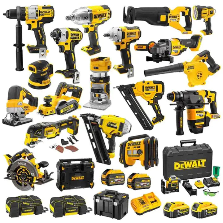 🔥DEWALT 20-VOLT MAX LITHIUM ION BEST CORDLESS COMBO KIT (24-TOOL)