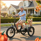 Hoverfly® ET1 Folding Electric Trike 15.5mph | 61 Miles Max Range ((👻Halloween Sale))