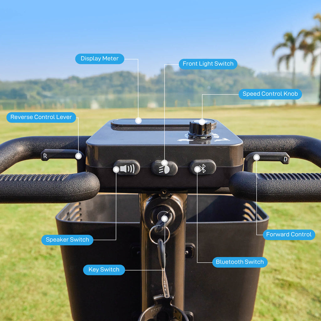 Hoverfly T5 FDA-cleared Electric 4-Wheel Premium Mobility Scooter ((👻Halloween Sale))